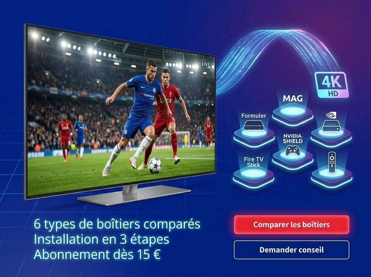 Boîtier IPTV en France : comparatif Formuler, MAG, box Android et Fire TV Stick